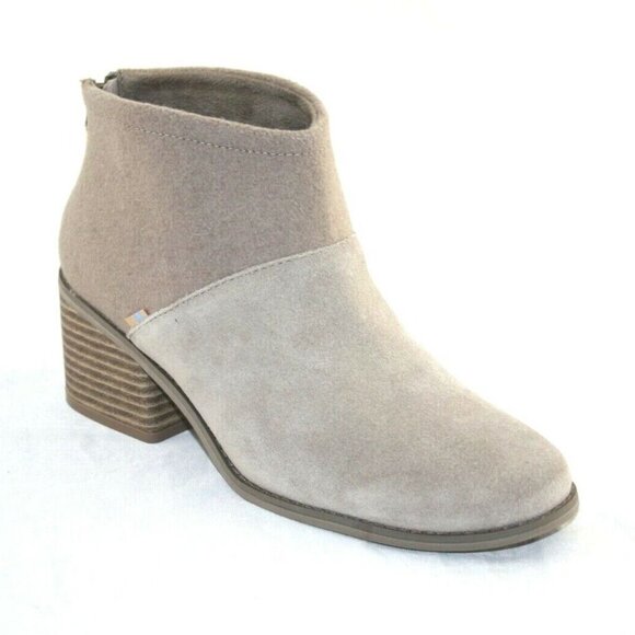 Toms Lacy Forged Iron‎ Ankle Boot - Picture 1 of 8